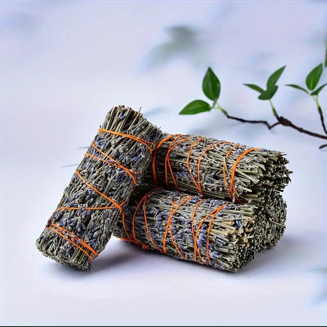 4 pcs Lavender Smudge Stick- Perfect for Home Decor, & Meditation DIY Gift